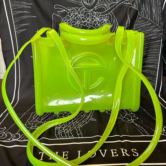 Melissa x Telfar Bright Green Jelly Bag - Picture 1 of 3